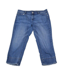 J. Jill Denim Jeans Womens 12P (34x22) Cropped Blue